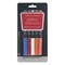 American Crafts Galaxy Markers Broad Point 5/Pkg-Blue, Red, White, Orange & Pink